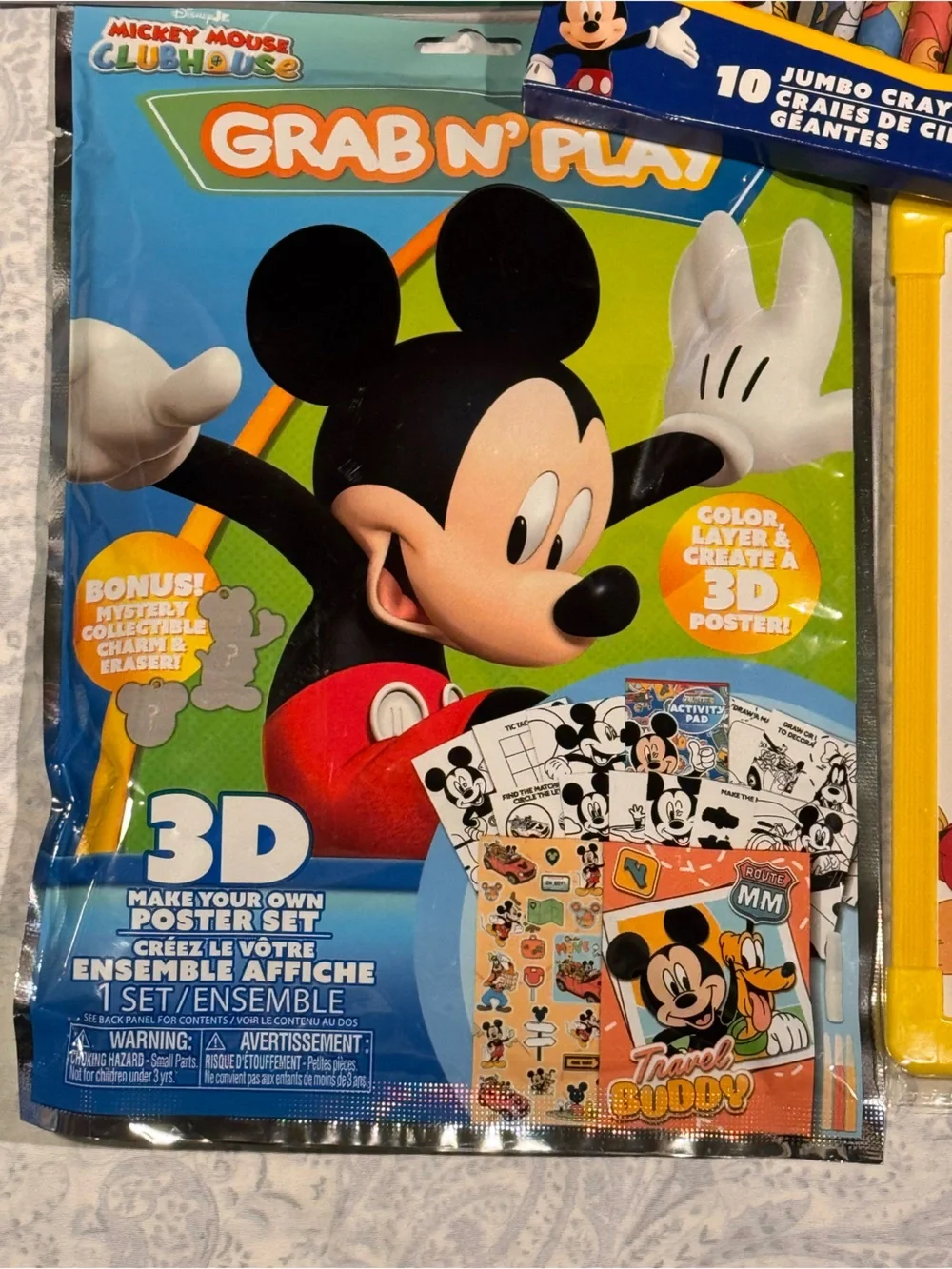 Disney Mickey Mouse Kids' Activity Set with Jumbo Crayons